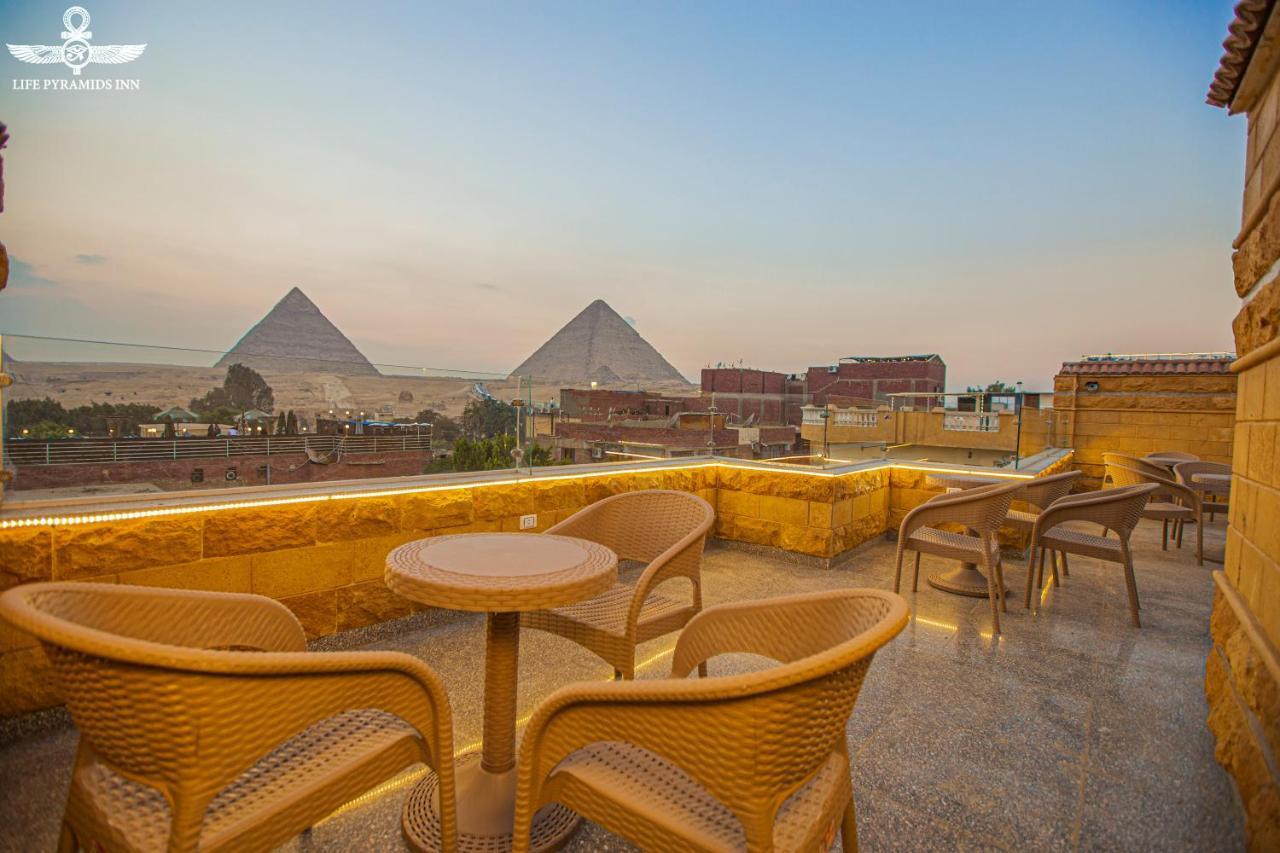 Life Pyramids Inn Kairo Bagian luar foto